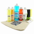 CHEMOTION Special SET - Exterior cleaning and care SET / QD + SW + Shampoo + rubber dressing + Glass + accessories 1 set